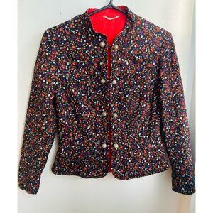 Vintage Western Germany for Eaton’s Black Floral Jacket